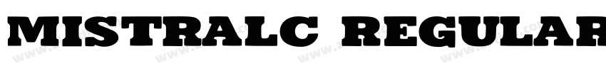 MistralC Regular字体转换